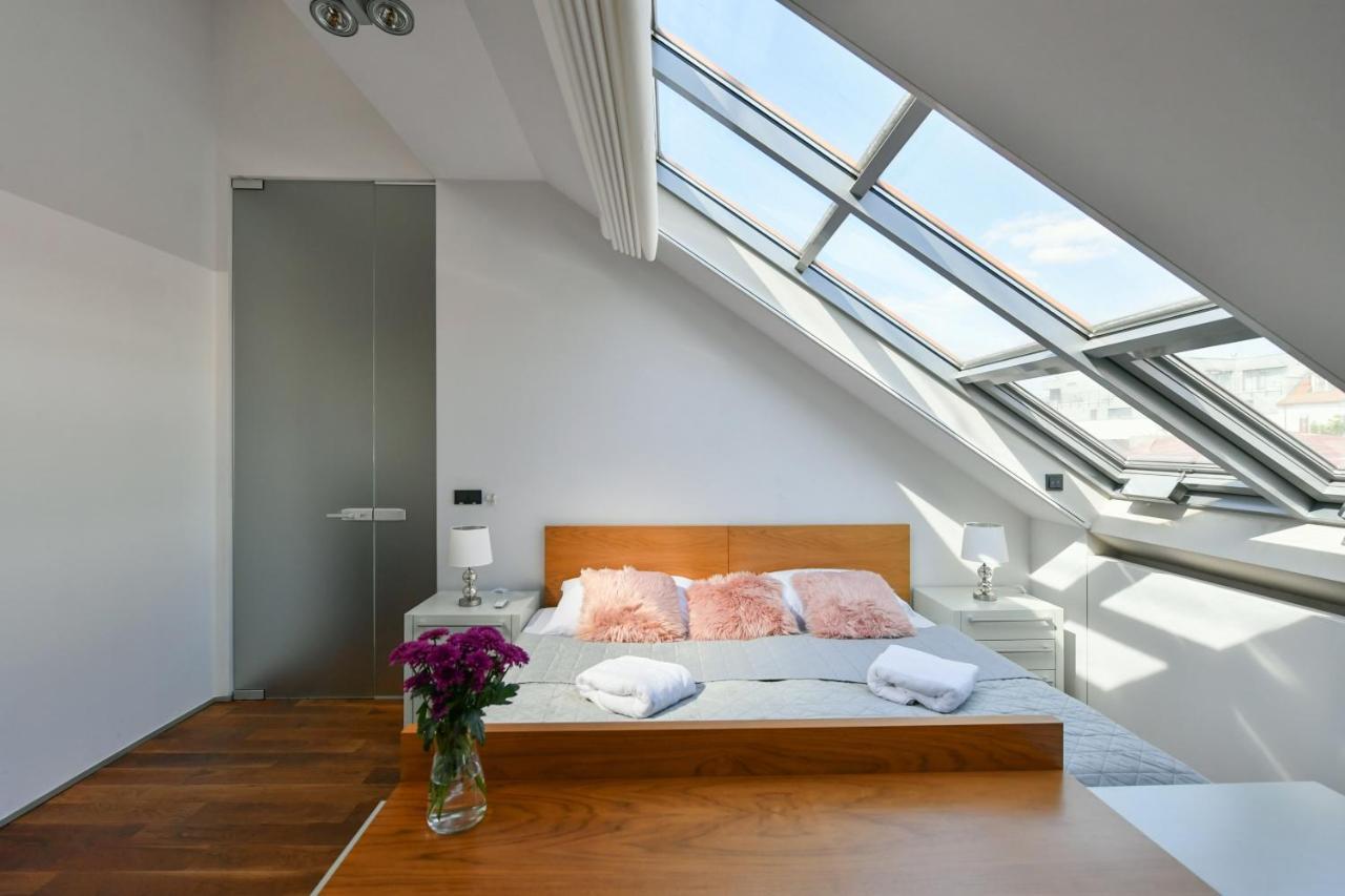 Luxury Central Penthouse With Sauna, Terrace, 250M2, 5Bdrm, 3Bthrm プラハ エクステリア 写真